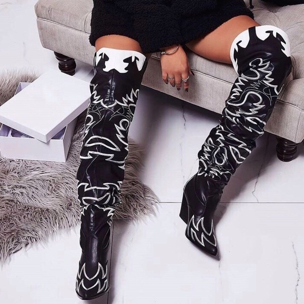LAST RESTOCK! Dakota | Over the Knee Western Boots